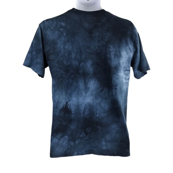 LAB LUV THE MOUNTAIN Dean Russo Tie Dye Dog Puppy Doggo Art T-shirt mens sz S - Picture 2 of 6